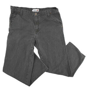 Timberland Pro Series Jeans Mens 38 Green Straight Leg Relaxed Utility